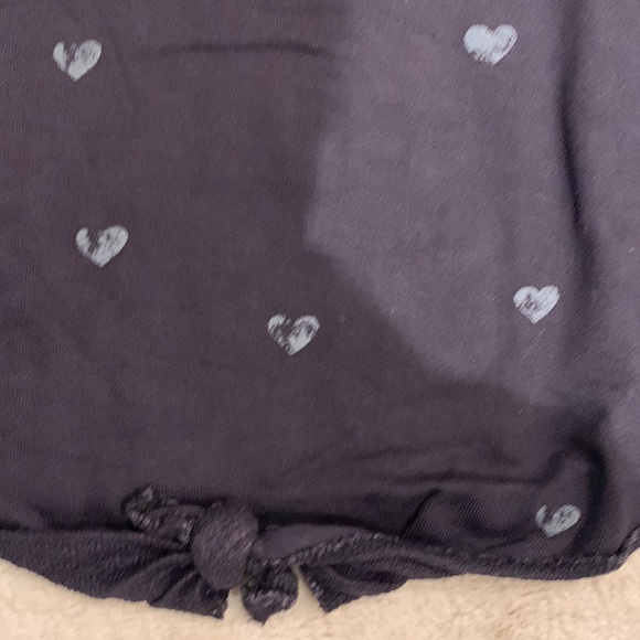 Flowers by Zoe cropped heart sweater shirt - Picture 4 of 4